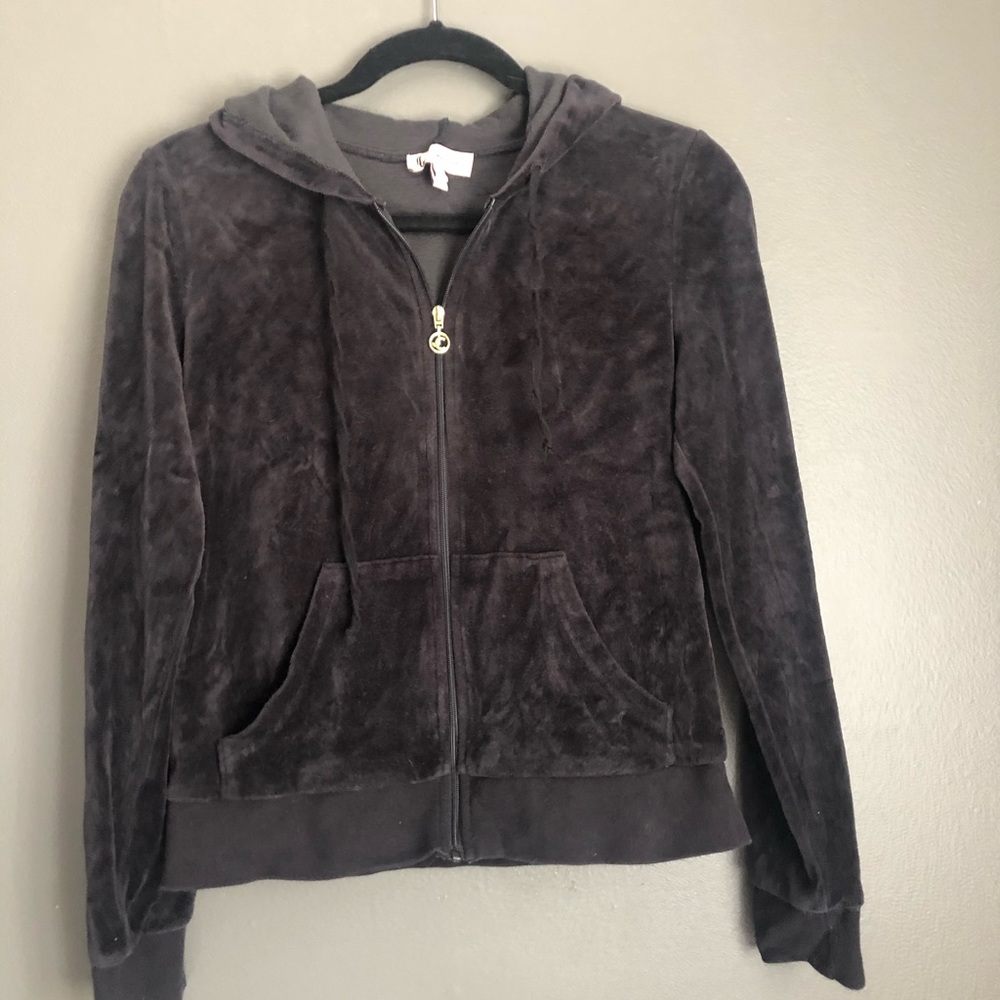 JUICY COUTURE VELVET TRACK JACKET